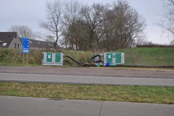 Kanalrohres om-pompen